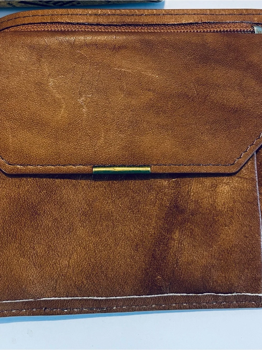 Giudi Genuine Leather Men’s Wallet Brown Made In Italy Bifold Coin Pocket NIB
